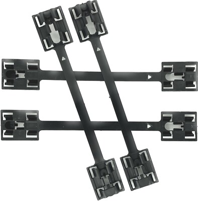 12 Stück Montage Clips Schwellerleiste für OPEL 164987 Schwarz NEU #208