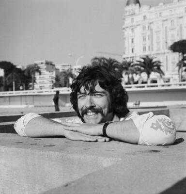 Gilles Dreu at the Midem show in Cannes in January 1973 Old Historic Photo 1