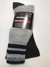 Wolverine Merino Wool Full Cushion Boot Sock, Large, Very Warm and Comfortable