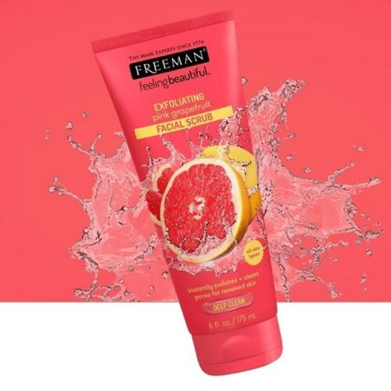 Freeman Exfoliating Grapefruit Facial Scrub 175ml - Refresh & Revitalize - Image 4 of 4