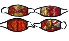 San Francisco 49'ers Face masks Set Of 4 Masks