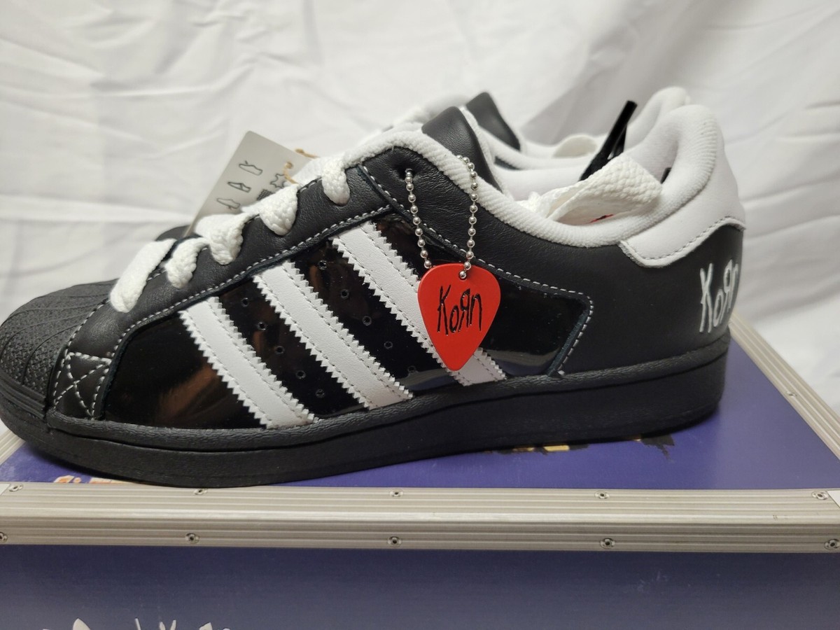 ◆コラボ◆KORN X ADIDAS SUPERSTAR◆正規品◆関税込◆男女共用 Korn x Adidas Superstar DEMO Mens Sz 6 Women Sz 7 30th
