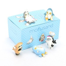 Mofusand Shark Cat Mascot Figure Blind Box Complete Set of 5 Types 2" Gift Toys