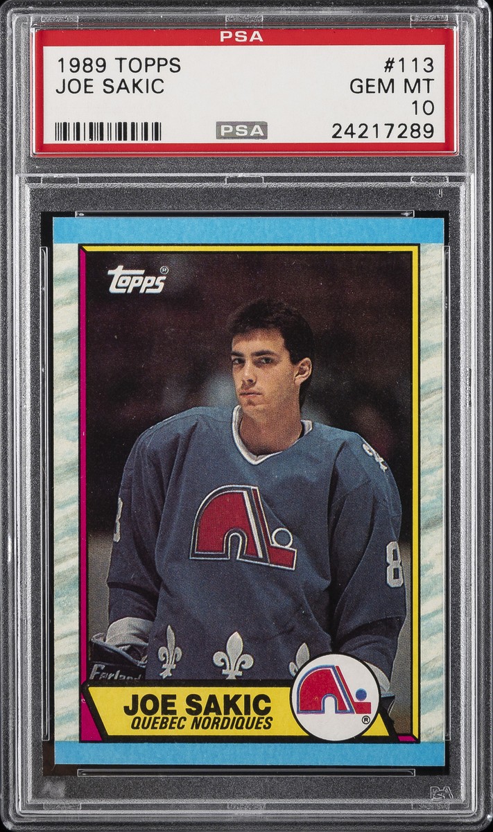 1989 TOPPS #113 JOE SAKIC ROOKIE RC PSA 10 | eBay