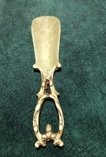 Vintage Brass Shoe Horn 1950s Brass