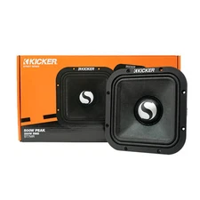 Kicker ST7MR, Street Series 7" 8 Ohm Square Midrange - Pair (49ST7MR8)