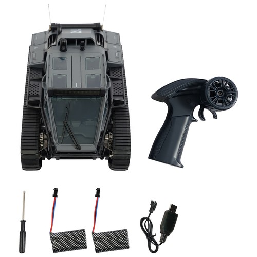 2.4G Gray Remote Control Tank RC Tank Offroad Crawler for Kids 10.43*5.31*4.3 in - Picture 9 of 13