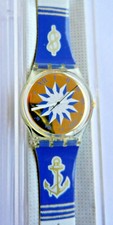 SWATCH+GENT+GK140 ANCORAGGIO BLU+NUOVO/NUOVO