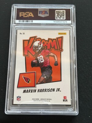 Marvin Harrison Jr. 2024 Absolute KABOOM! CASE HIT SSP Rookie