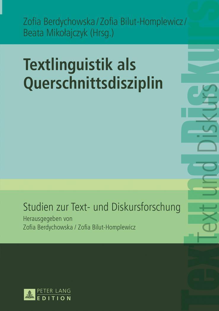 Thumbnail - Zofia Berdychowska (u. A.) | Textlinguistik Als Querschnittsdisziplin