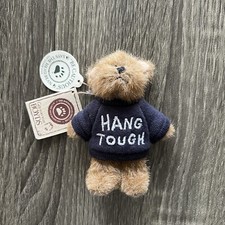 Boyds Bears Mini Message Bear Hang Tough Sweater with Tag 4 Inches