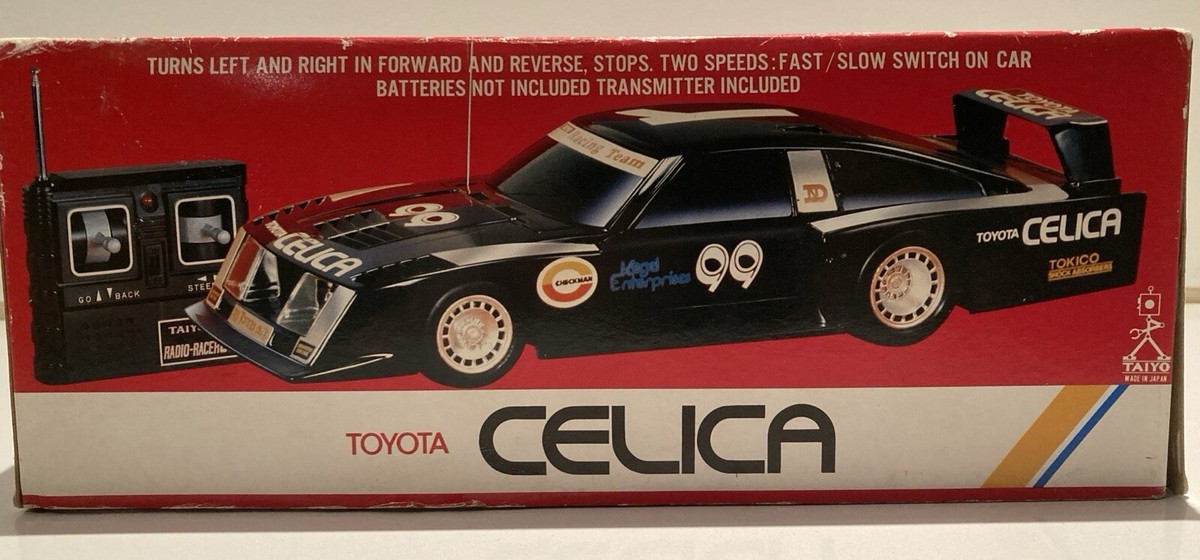 TOYOTA CELICA REMOTE CONTROLLED TOY CAR TAIYO RADIO RACER 99