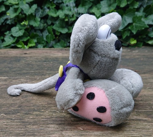 Gris Diddl Souris Salopette Animal en Peluche Thomas Bande Dessinée 20 CM - Photo 4/12