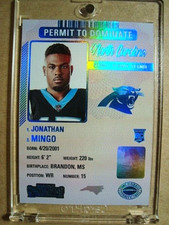 2023 Jonathan Mingo Panini Contenders Rookie Permit To Dominate RC SSP 🔥🔥🔥