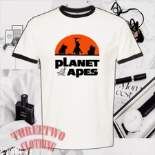 Planet Of The Apes ANSA Mission Icarus Men's Ringer Black Size S to 3XL