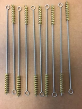 HIGHTBRUSH #33730 1/4'' x  7'' x 1-1/2''bp brass tube brush 10 per pack