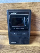 Casio TV-430 Portable TV With 2" Color LCD Screen Analog TV Vintage TURNS ON