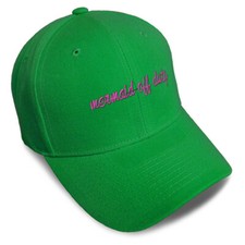 Baseball Cap Mermaid off Duty Sea Underwater Dad Hats for Men & Women 1 Size