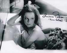 LUCIANA PALUZZI signed Autogramm 20x25cm JAMES BOND in Person autograph COA