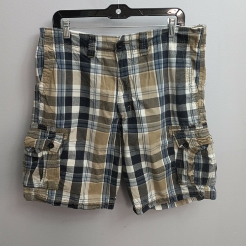 Plaid Cargo Shorts Outdoor 