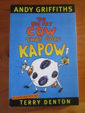 S/C BOOK ANDY GRIFFITHS THE BIG FAT COW THAT GOES KAPOW    ** MUST SEE ****