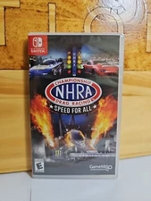 NHRA Championship Drag Racing Speed for All for Nintendo Switch FACTORY SEALED 