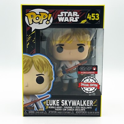 Funko POP! Luke Skywalker Retro Series - Star Wars #453 Special Edition Figur