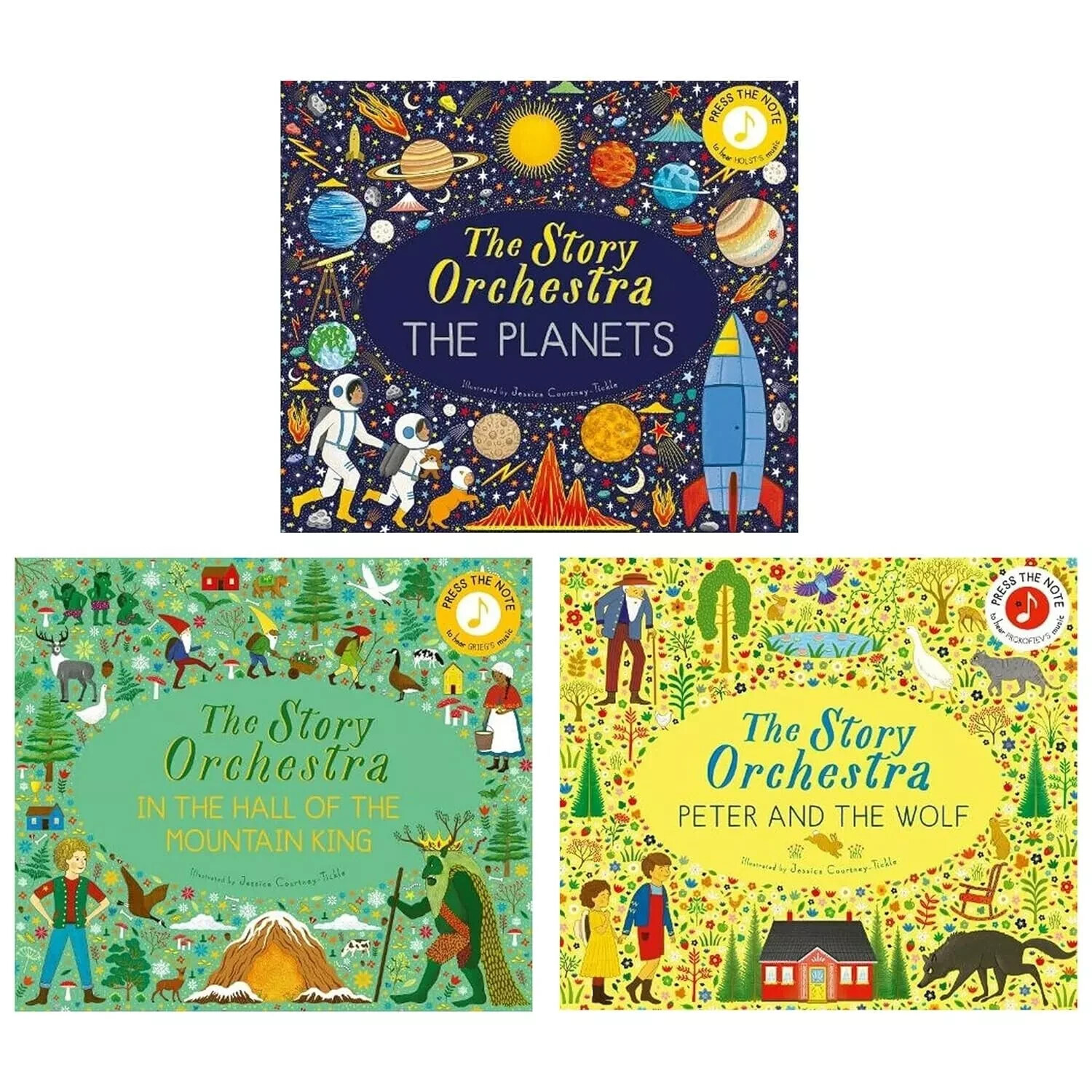 Story Orchestra Series 3 Books Collection Set In the Hall of the Mountain King
