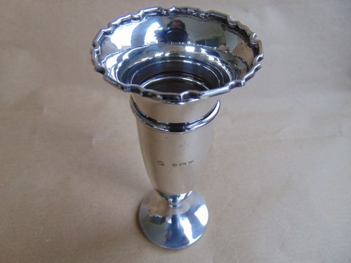 ANTICO VASO IN ARGENTO STERLING 1929, FRATELLI ADIE - Foto 3 di 8