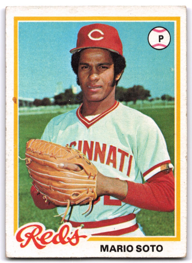 1978 Topps Mario Soto Rookie Cincinnati Reds #427 | eBay