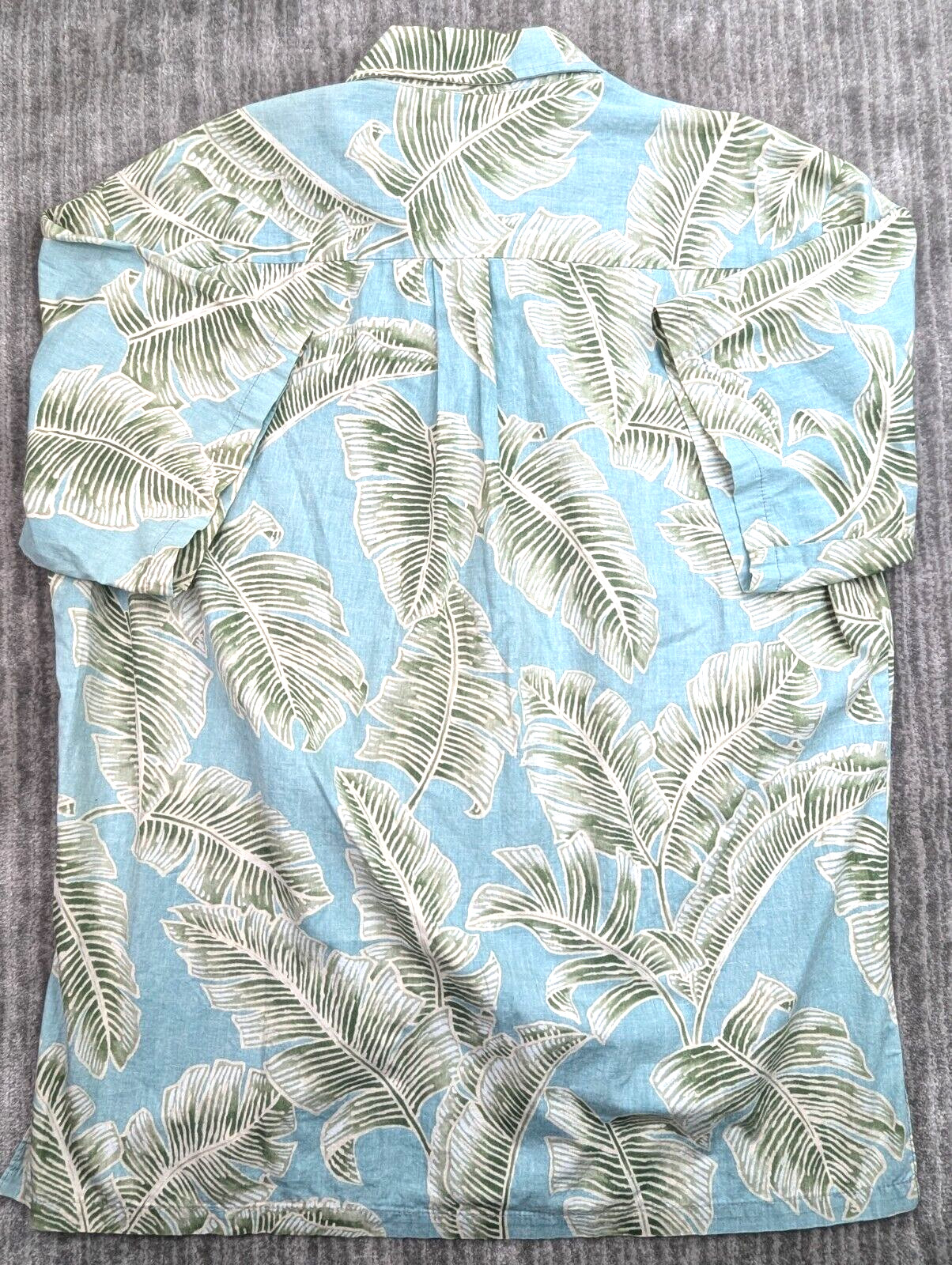 Tori Richard Shirt Mens Medium Green Blue Floral … - image 4