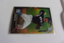 2016 Bowman Chrome Prospects Black & Gold Refractor Wilkerman Garcia #BCP164