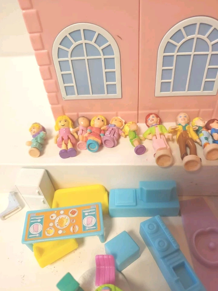 Vtg.  Mattel Polly Pocket - 1999 Deluxe Mansion Dream Builders Incomplete Read - Image 3 of 4