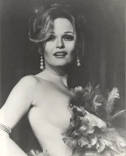 Valerie Perrine Risque Glamour Portrait with feathers Lenny Original 8x10 Photo