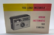 Kodak Instamatic 100 Camera Instruction Booklet Guide Manual Owners Original