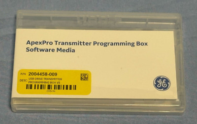 GE ApexPro USB Drive Transmitter Programming Box V5 Software Media 2004458-009