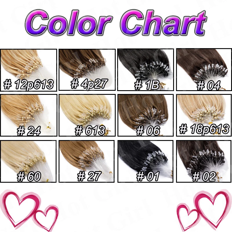 LIQUIDACIÓN 100% Real Remy Micro Lazo Anillo Extensiones de Cabello Humano 16"-22" Suave Largo Foto 3 de 4