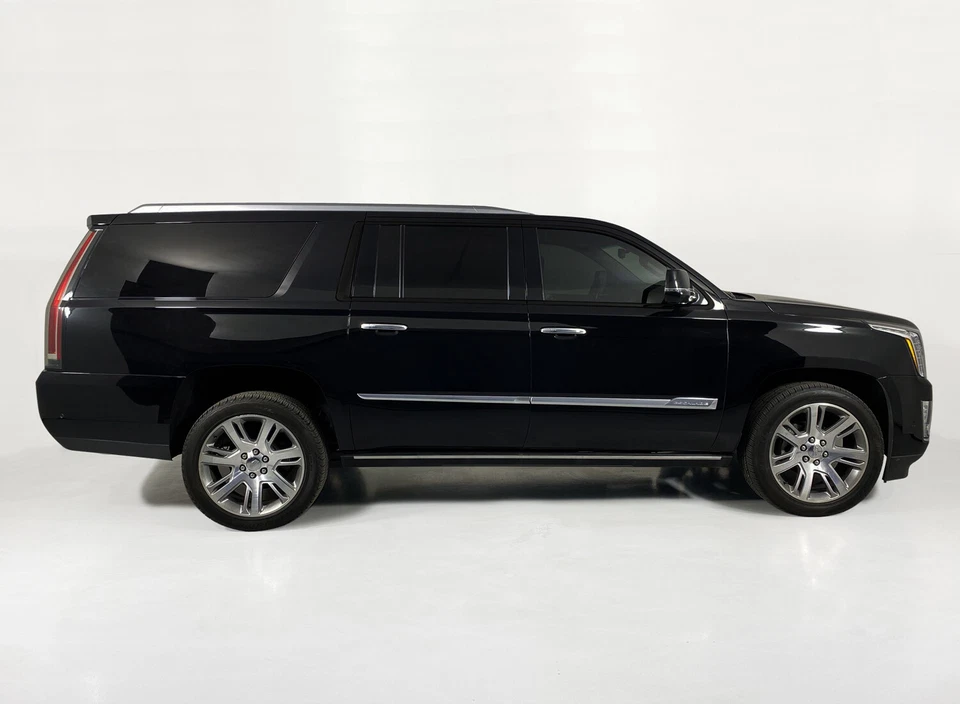 Superposición de apagón de eliminación de cromo para Cadillac Escalade ESV 2015-20 moldura de ventana Foto 3 de 3