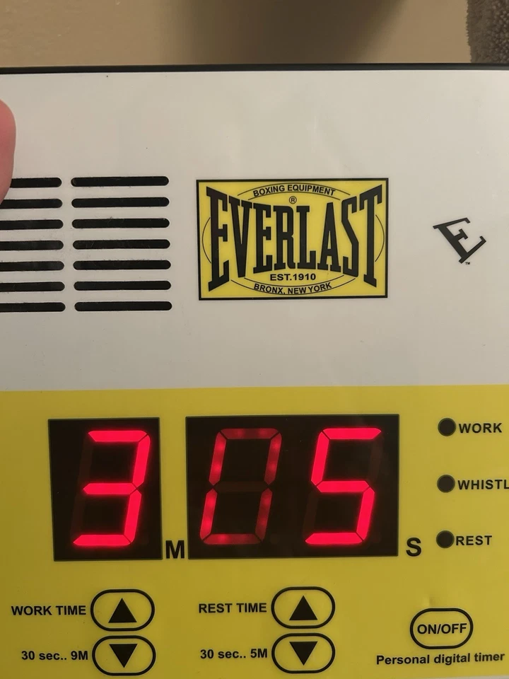Everlast Boxeo Personal Digital Gimnasio Temporizador MMA Entrenamiento Temporizador Reloj -probado Foto 2 de 4