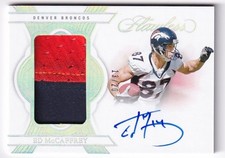 2025 Flawless ED McCAFFREY Silver Patch Auto 13/20 - Denver Broncos