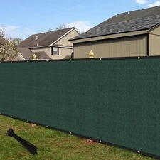 6'x25' Privacy Fence Screen Windscreen with Copper Grommets, Fit for Commerci...