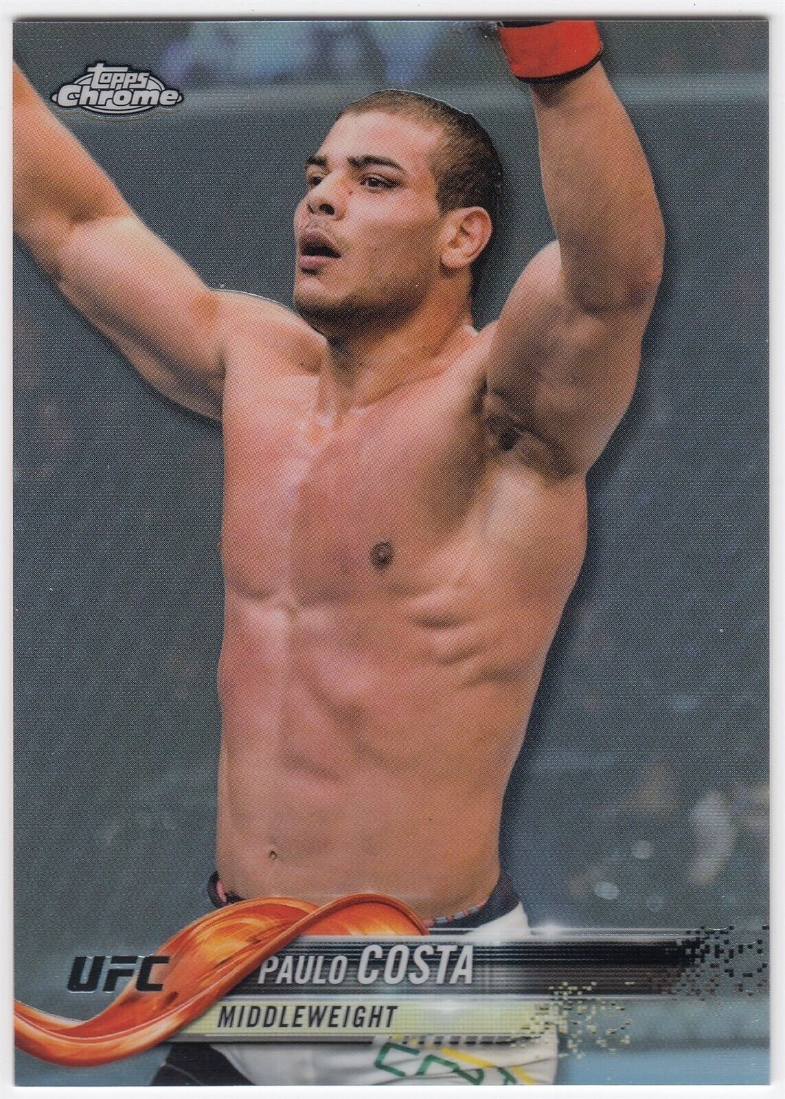 2018 Topps Chrome UFC MMA Refractor Parallel PAULO COSTA #49
