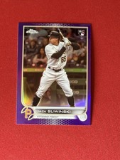 2022 Topps Chrome Update Series - Jack Suwinski #USC180 Purple Refractor (RC)