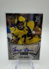 2021 Leaf Draft - Autographs Larry Borom #BA-LB1 (AU, RC)