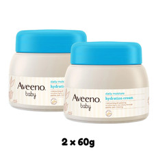 Aveeno Baby Daily Moisture Hydrating Facial Cream 60g x 2