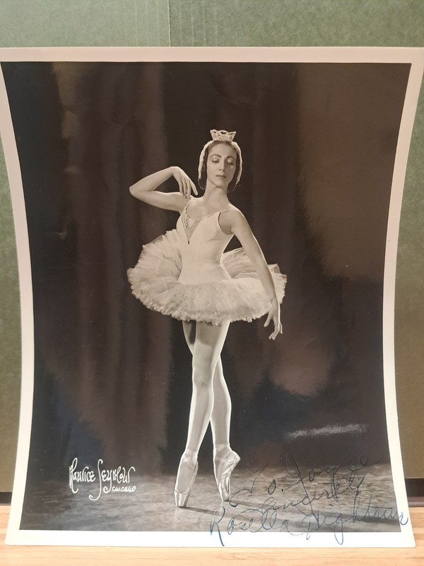 ROSELLA HIGHTOWER,Vintage signed 8x10 Photo MAURICE SEYMOUR Chicago Ballet Russe