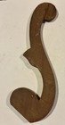 Two Antique Carved Wooden Furniture Accent Pieces, ~5” by 12” by 7/8” thick — photo 3