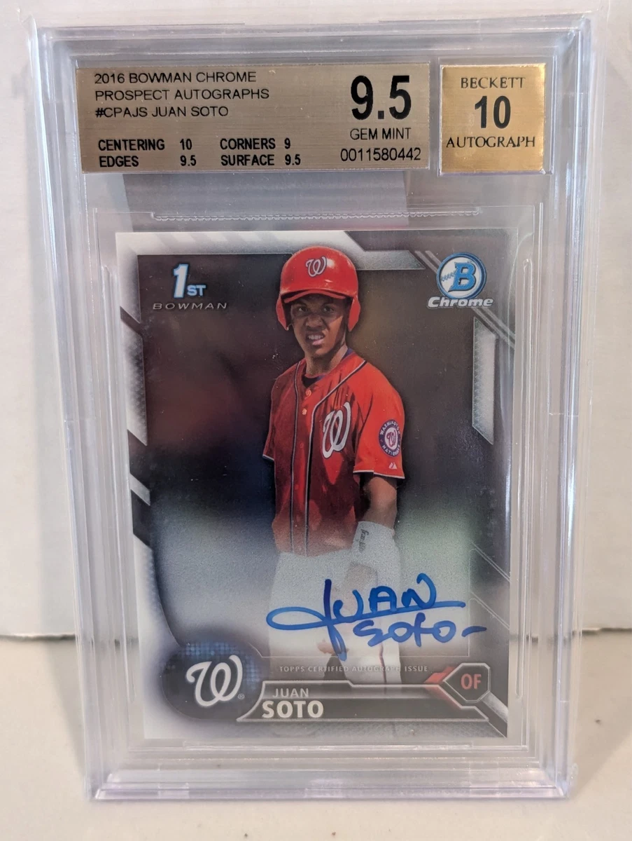 Bowman Juan Soto Baseball Sports Trading Cards & Accessories for