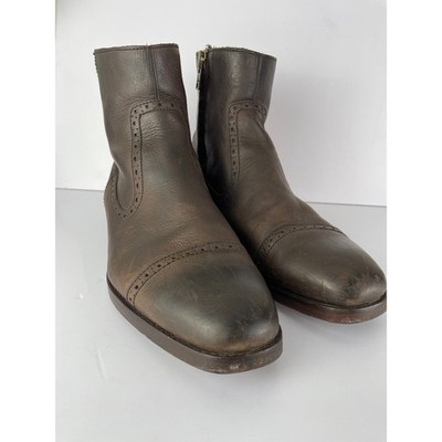 Polo Ralph Lauren Men's Demonte Leather Boots Sz 10.5