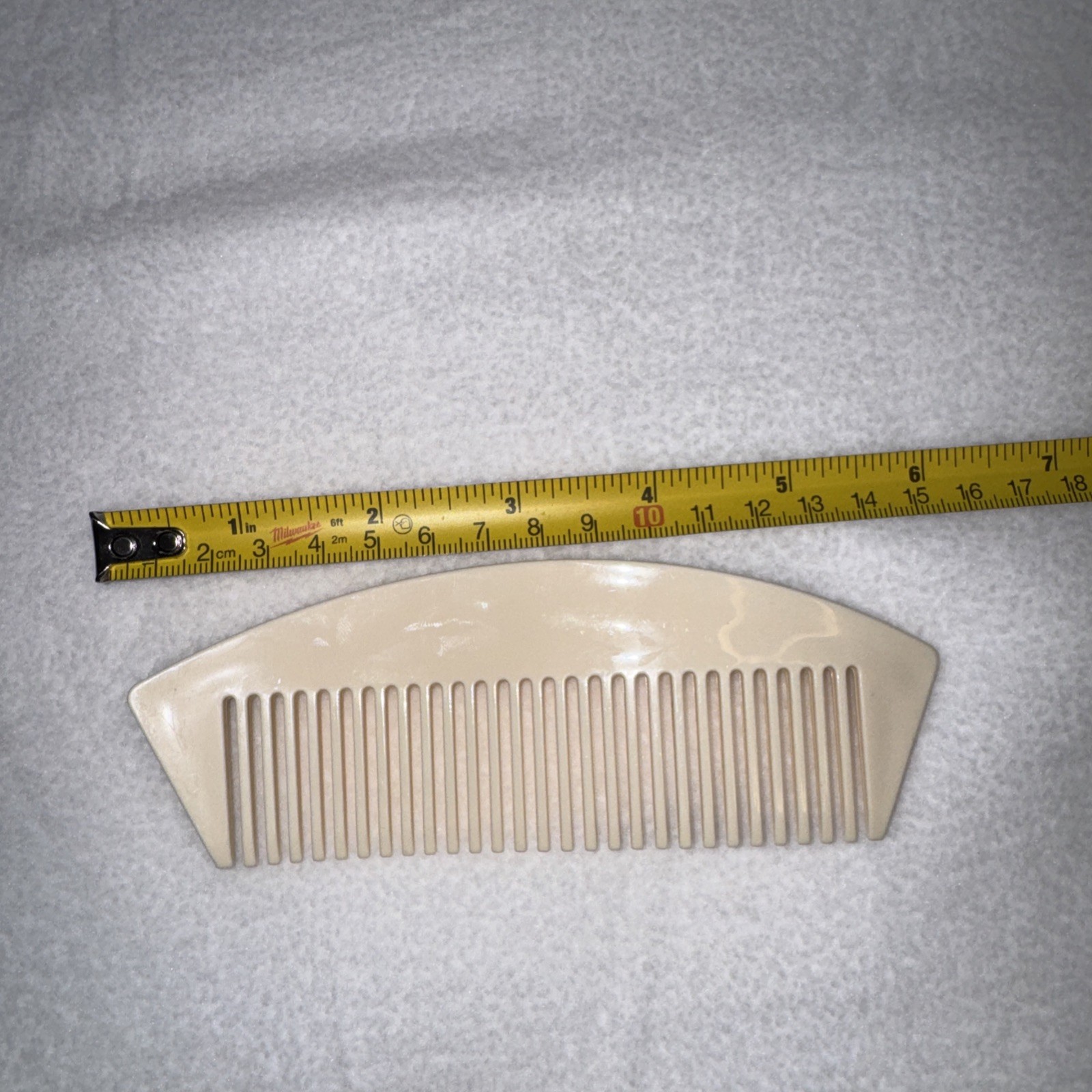 Vintage Estee Lauder Wavy Wave Collectible Ivory Off White Cream Comb thumbnail 5